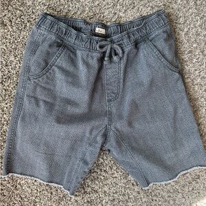 Hollister Gray Textured Drawstring Men’s Shorts